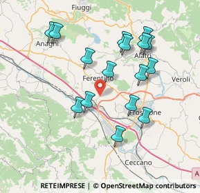 Mappa Via Fontana Granillo, 03013 Ferentino FR, Italia (7.795)