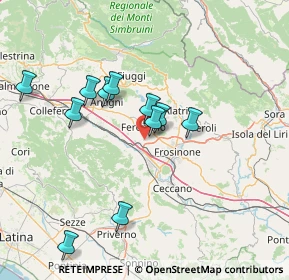 Mappa Via Fontana Granillo, 03013 Ferentino FR, Italia (14.49636)