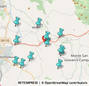 Mappa Via Sant'Angelo in Villa, 03029 Veroli FR, Italia (4.13833)