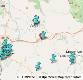 Mappa Via Sant'Angelo in Villa, 03029 Veroli FR, Italia (6.4535)