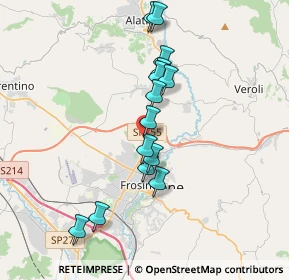 Mappa SS 155, 03100 Frosinone FR, Italia (3.48286)