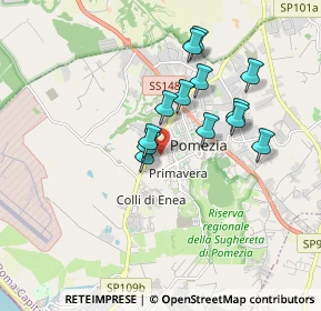 Mappa Piazzale delle Regioni, 00071 Pomezia RM, Italia (1.55923)