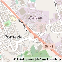 Mapa Pomezia