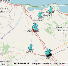 Mappa Via S. Tempesta, 71016 San Severo FG, Italia (20.27625)