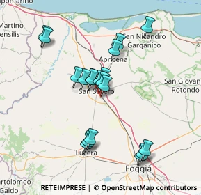 Mappa Via S. Tempesta, 71016 San Severo FG, Italia (13.98263)