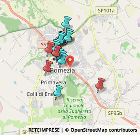 Mappa , 00071 Pomezia RM, Italia (1.3645)