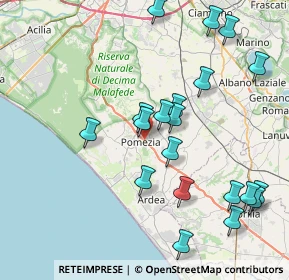 Mappa , 00071 Pomezia RM, Italia (9.227)