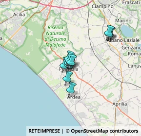 Mappa , 00071 Pomezia RM, Italia (4.56909)