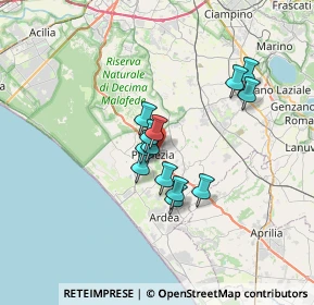 Mappa , 00071 Pomezia RM, Italia (5.20769)