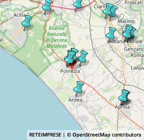 Mappa , 00071 Pomezia RM, Italia (9.5835)