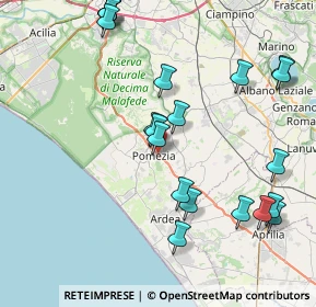 Mappa , 00071 Pomezia RM, Italia (9.6975)