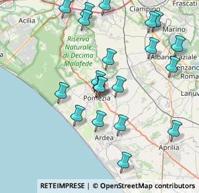 Mappa , 00071 Pomezia RM, Italia (8.876)