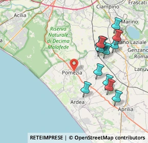 Mappa , 00071 Pomezia RM, Italia (8.26385)
