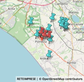 Mappa , 00071 Pomezia RM, Italia (5.47833)