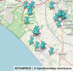 Mappa , 00071 Pomezia RM, Italia (8.857)