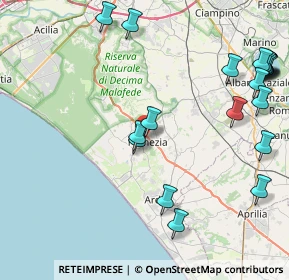 Mappa Via Orazio, 00071 Pomezia RM, Italia (11.4535)