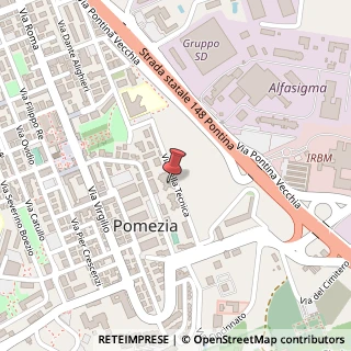 Mappa Via della Tecnica, 34/36, 00071 Pomezia, Roma (Lazio)
