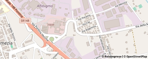 Mappa Pomezia