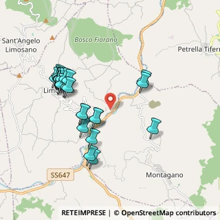 Mappa Strada Statale 647 Fondo Valle del Biferno, 86022 Limosano CB, Italia (2.03704)