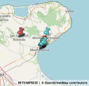 Mappa Via Madonna delle Grazie, 71037 Monte Sant'Angelo FG, Italia (9.21538)