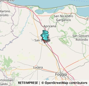Mappa Via Tardio SNC, 71016 San Severo FG, Italia (71.91077)