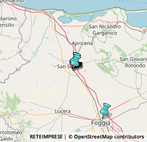 Mappa Via Tardio SNC, 71016 San Severo FG, Italia (3.27182)