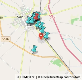 Mappa Via Tardio SNC, 71016 San Severo FG, Italia (1.6345)