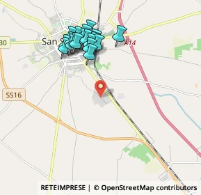 Mappa Via Tardio SNC, 71016 San Severo FG, Italia (2.0435)