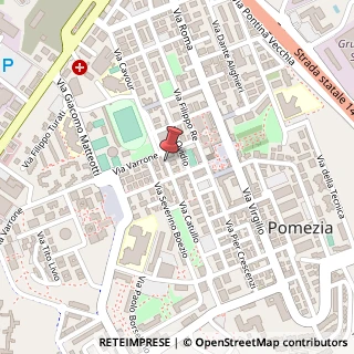 Mappa Via Catullo, 18, 00071 Pomezia, Roma (Lazio)