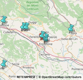 Mappa Via Santa Cecilia, 03013 Ferentino FR, Italia (24.88727)