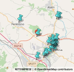 Mappa Via Santa Cecilia, 03013 Ferentino FR, Italia (4.377)