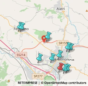 Mappa Via Santa Cecilia, 03013 Ferentino FR, Italia (4.75182)