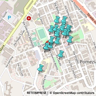 Mappa Via Orazio, 00040 Pomezia RM, Italia (0.189)