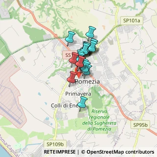 Mappa Via Orazio, 00040 Pomezia RM, Italia (1.0715)