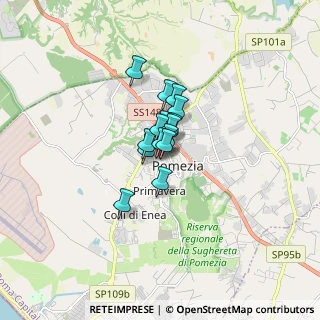 Mappa Via Orazio, 00040 Pomezia RM, Italia (0.81867)