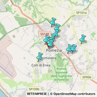 Mappa Via Orazio, 00040 Pomezia RM, Italia (1.33364)