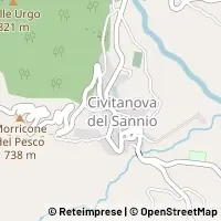 Map Civitanova del Sannio