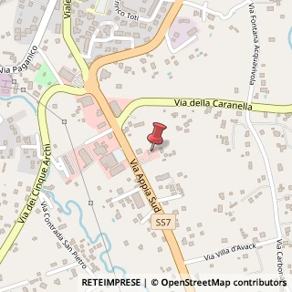 Mappa Via Appia Sud, 19, 00049 Velletri, Roma (Lazio)