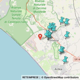 Mappa Via Pratica di Mare, 00071 Pomezia RM, Italia (4.31917)