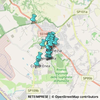 Mappa Via Catullo, 00071 Pomezia RM, Italia (0.86)