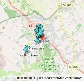 Mappa Via S. di Santarosa, 00071 Pomezia RM, Italia (0.76818)