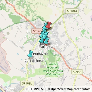 Mappa Via S. di Santarosa, 00071 Pomezia RM, Italia (0.95636)