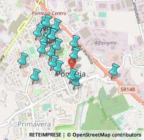 Mappa Via S. di Santarosa, 00071 Pomezia RM, Italia (0.4585)