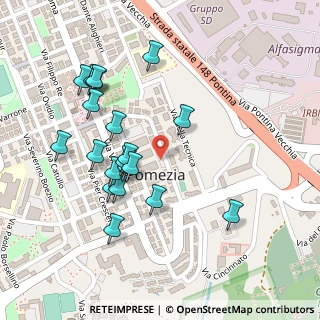 Mappa Via S. di Santarosa, 00071 Pomezia RM, Italia (0.254)