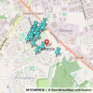 Mappa Via S. di Santarosa, 00071 Pomezia RM, Italia (0.4025)