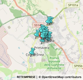 Mappa Piazza S. Benedetto da Norcia, 00040 Pomezia RM, Italia (0.67667)