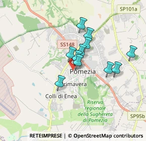 Mappa Piazza S. Benedetto da Norcia, 00040 Pomezia RM, Italia (1.40909)