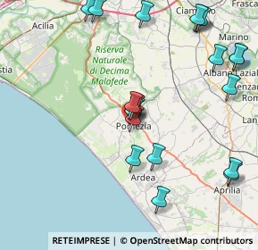 Mappa Piazza S. Benedetto da Norcia, 00040 Pomezia RM, Italia (9.807)