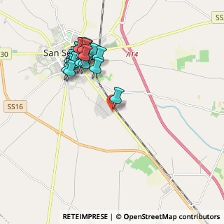 Mappa Strada Statatale 16 km 648, 71016 San Severo FG, Italia (2.1495)