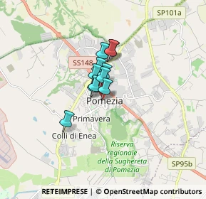 Mappa Via Silvio Pellico, 00040 Pomezia RM, Italia (0.91455)